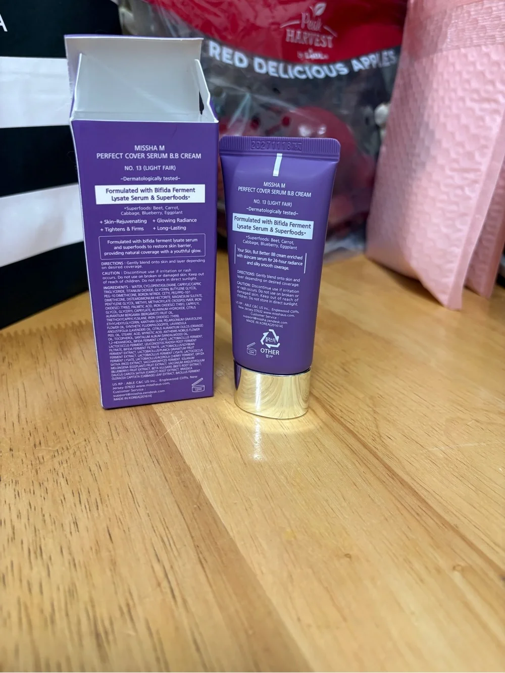 Missha M Perfect Cover Serum B.B Cream No13 (light fair) full Sz 1.18oz, BNIB